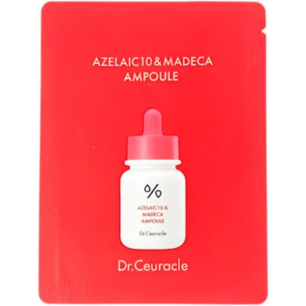 SAMPLE Dr.ceuracle Azelaic 10 & Madeca Ampoule Зразок сироватки з азелаїновою кислотою 10% та мадекасосидом
