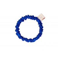 MON MOU Silk Slim Scrunchie Тонка шовкова резинка (синя електрік)