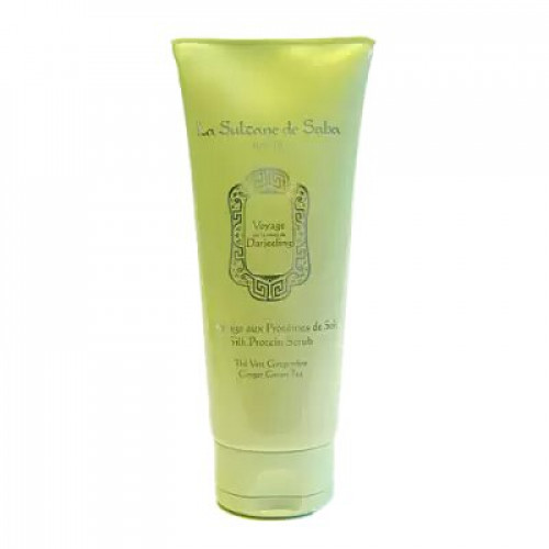 La Sultane De Saba Silk Protein Scrub Ginger Green Tea 200ml Шовковий протеїновий скраб з ароматом Зеленого чаю