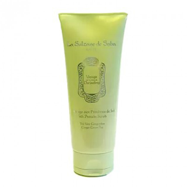 La Sultane De Saba Silk Protein Scrub Ginger Green Tea 200ml Шовковий протеїновий скраб з ароматом Зеленого чаю