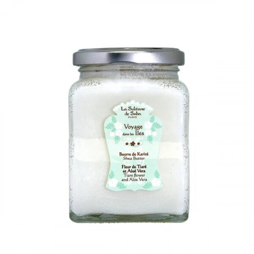La Sultane De Saba Shea Butter Aloe Vera Tiare Flowers 300ml  Масло Тіаре та Алое Вера