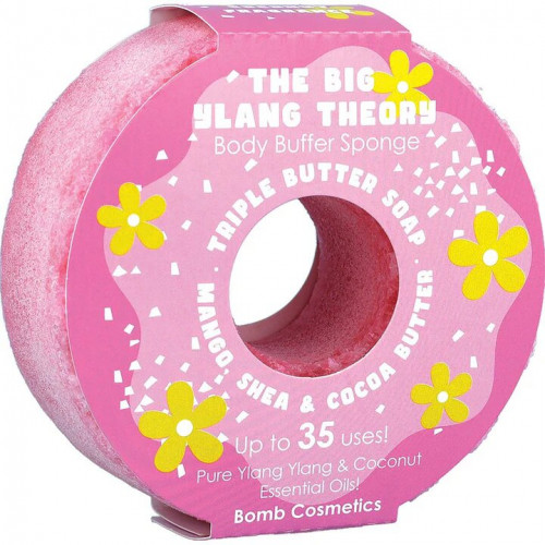 Bomb Cosmetics Губка з милом The Big Ylang Theory Buffer Sponge Bomb Cosmetics Губка з милом The Big Ylang Theory Buffer Sponge