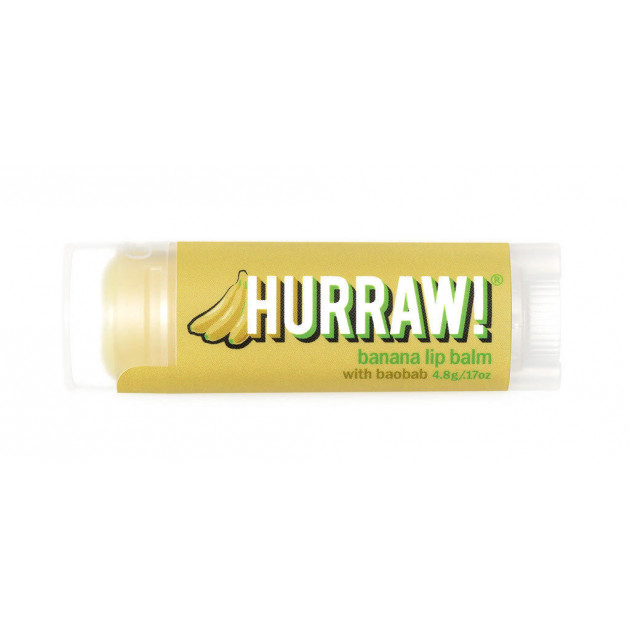 Hurraw! Banana Lip Balm 4,8g Бальзам для губ