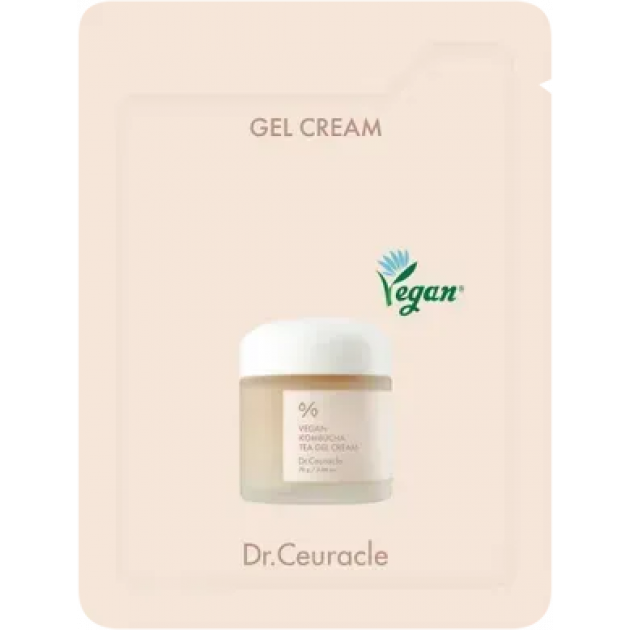 SAMPLE Dr.ceuracle Vegan Kombucha Tea Gel Cream Зразок крем-гелю з екстрактом комбучі