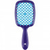 Щітка Janeke Superbrush The Original 86SP226VIT Фіолетова з блакитним