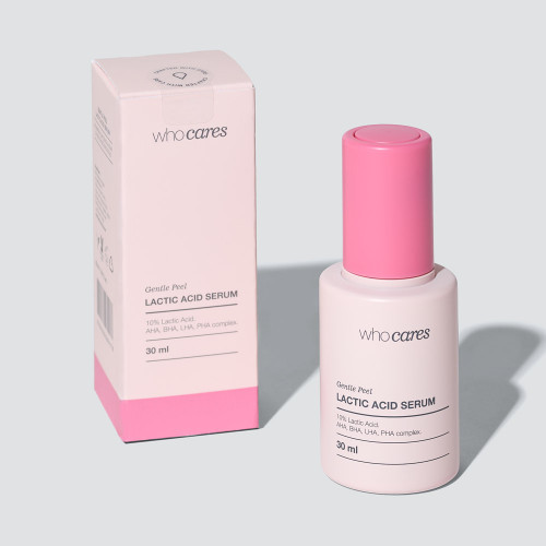 WhoCares Gentle Peel Lactic Acid Serum 30 ml Незмивна сироватка-пілінг із молочною кислотою