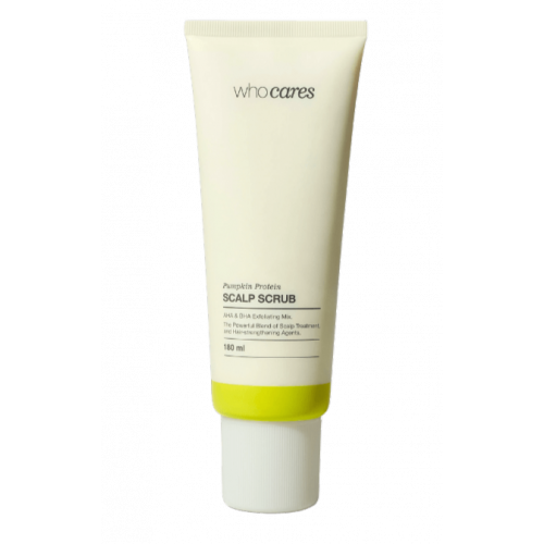 WhoCares Pumpkin Protein Scalp Scrub 180 ml Кислотний скраб-пілінг для шкіри голови
