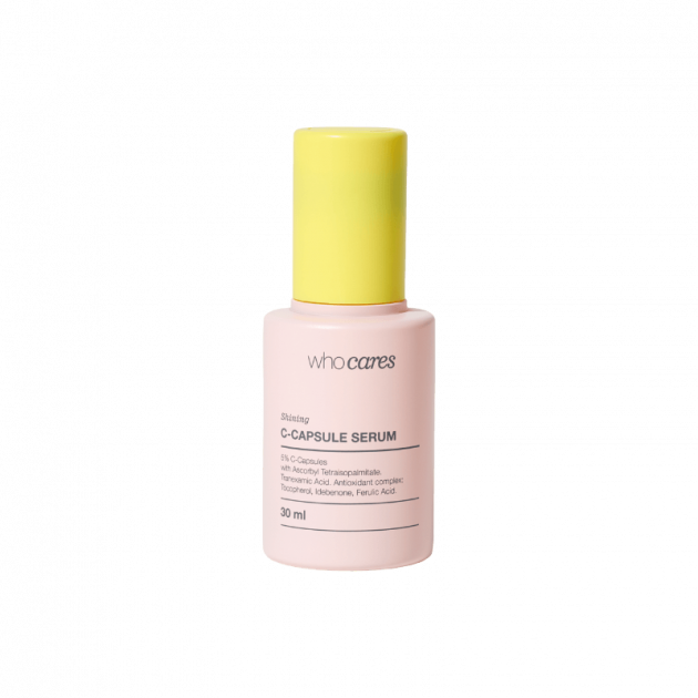 WhoCares Shining C-Capsule Serum 30 ml Мультивітамінна сироватка для обличчя з інкапсульованим вітаміном С
