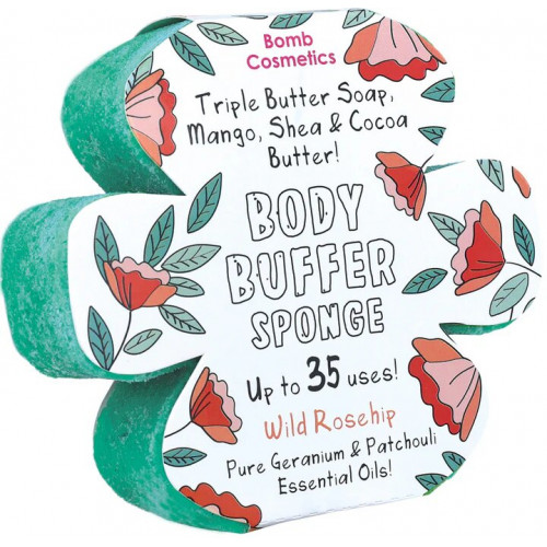 Bomb Cosmetics Губка з милом Wild Rosehip Body Buffer Soap Sponge Bomb Cosmetics Губка з милом Wild Rosehip Body Buffer Soap Sponge
