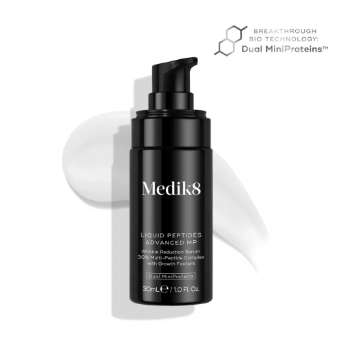 Medik8 Liquid Peptides Advanced MP 30ml Сироватка з проривною біотехнологією для боротьби з ознаками старіння шкіри Medik8 Liquid Peptides Advanced MP 30ml Сироватка з проривною біотехнологією для боротьби з ознаками старіння шкіри