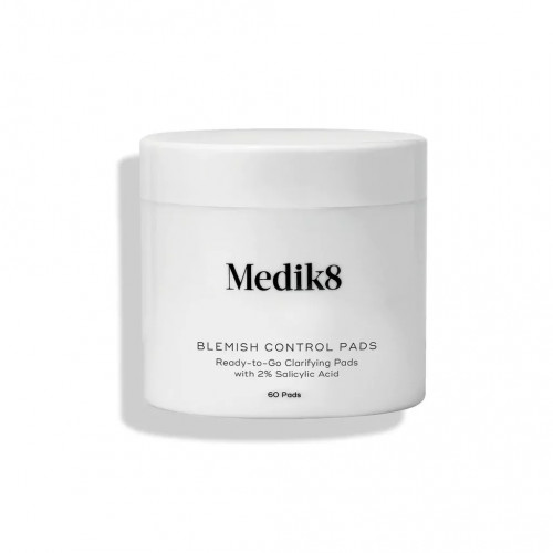 Medik8 Blemish Control Pads 60 шт Безспиртові подушечки для проблемної шкіри Medik8 Blemish Control Pads 60 шт Безспиртові подушечки для проблемної шкіри