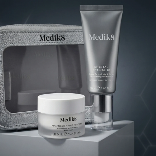 Medik8 Set Crystal Retinal 10 30ml Advanced night 12.5ml  Нічний крем з ретиналем