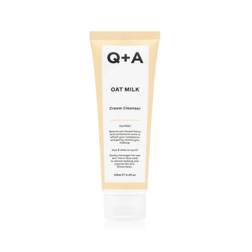 Q+A Oat Milk Cream Cleanser 125ml  Очищувальний кремовий засіб с вівсяним молочком