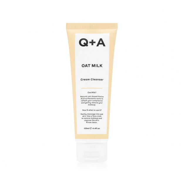 Q+A Oat Milk Cream Cleanser 125ml  Очищувальний кремовий засіб с вівсяним молочком
