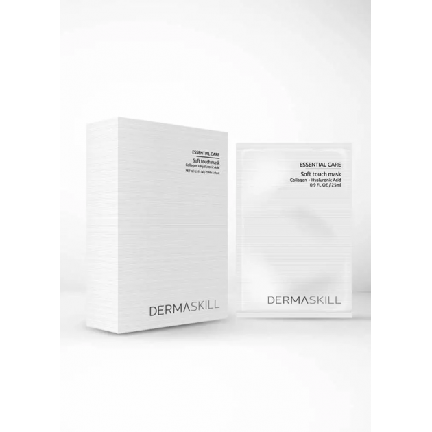 Dermaskill Soft Touch Mask 25 ml*5 шт Тканинна маска з колагеном і гіалуроновою кислотою