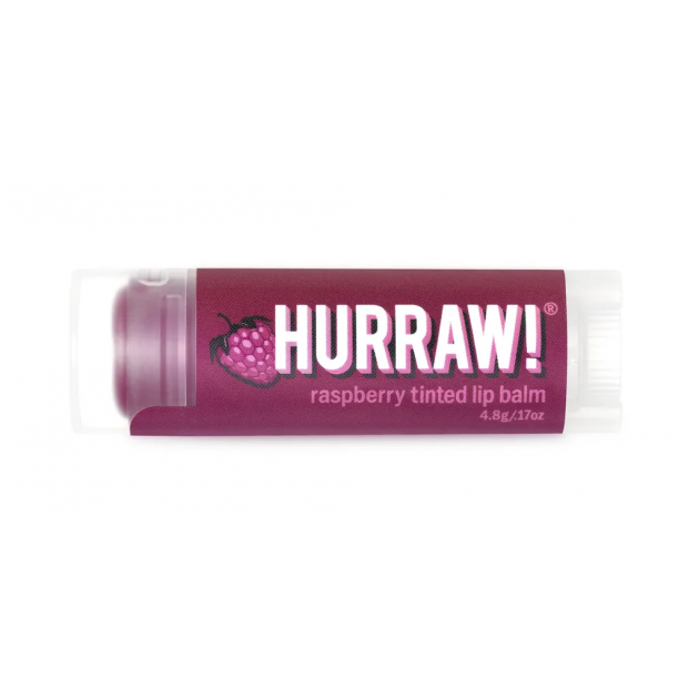 Hurraw! Raspberry Tinted Lip Balm 4,8 g Бальзам для губ з ягідним відтінком