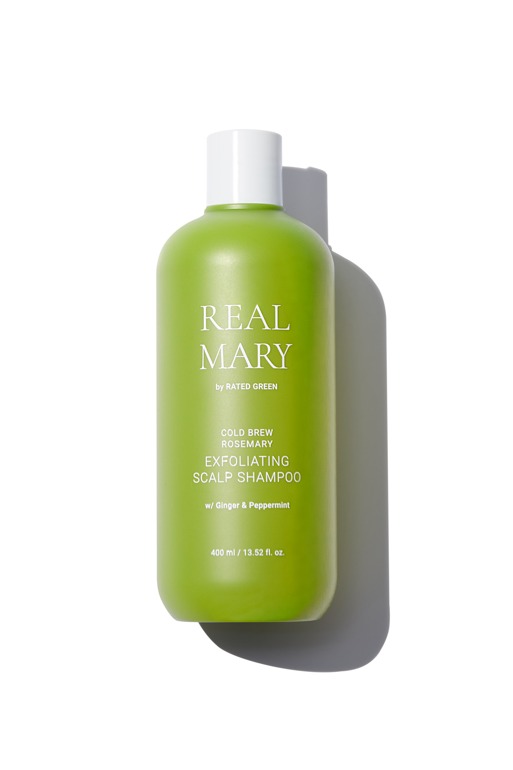 Rated Green Real Mary Cold Brewed Rosemary Exfoliating Scalp Shampoo 400ml Глибокоочищаючий відлущуючий шампунь