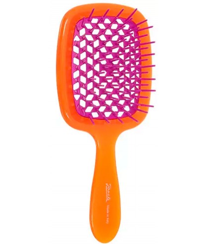 Щітка Janeke Superbrush The Original 86SP226 АRA Помаранчева/фіолетова