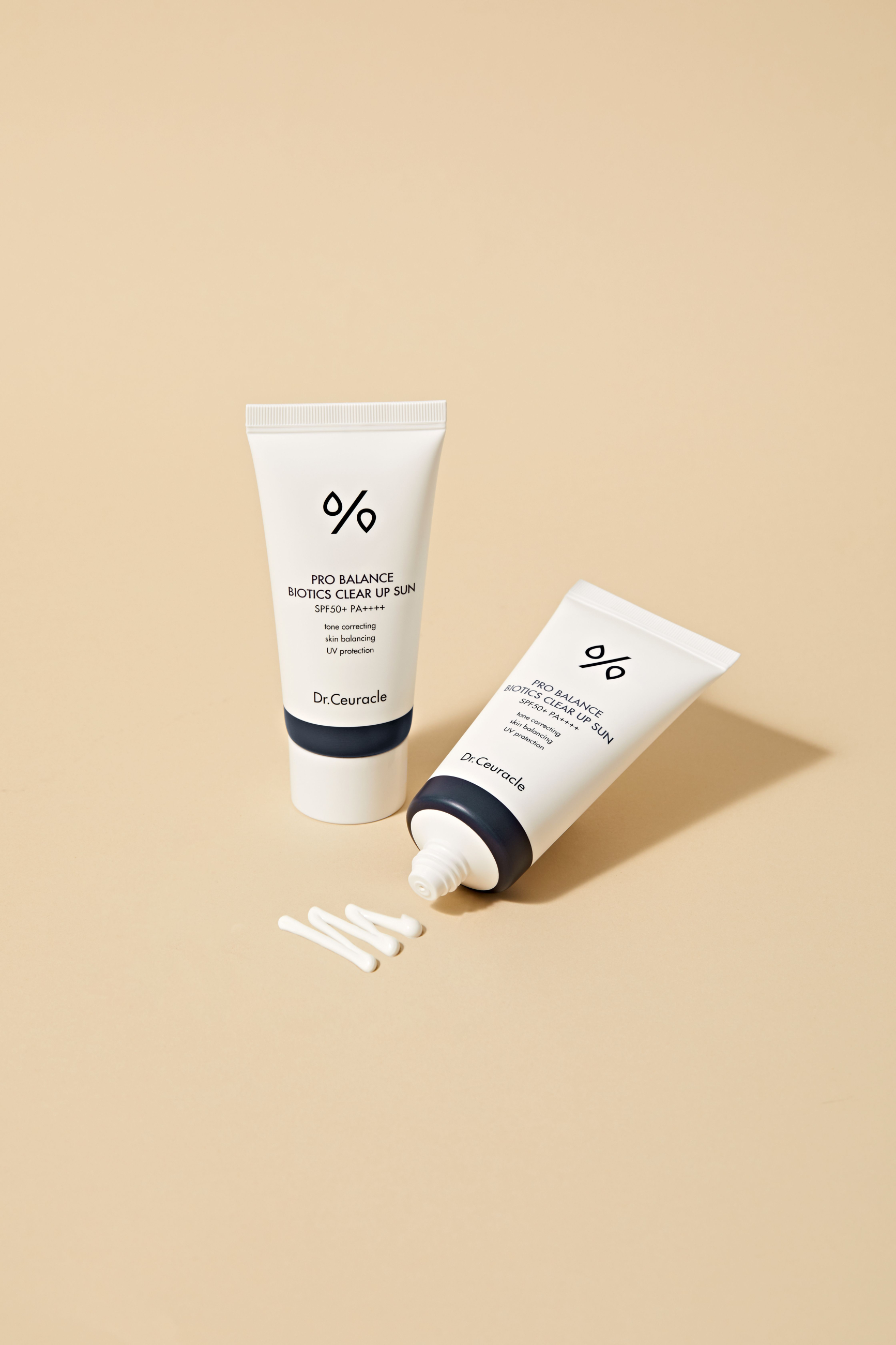 Dr.ceuracle Pro Balance Biotics Clear Up Sun SPF 50+ 50ml Сонцезахисний освітлюючий крем з пробіотиками