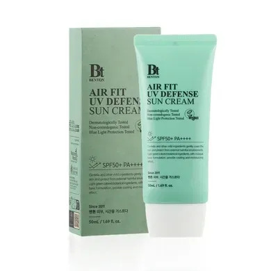 Benton Air Fit UV defense Sun Cream SPF50+/PA++++ Сонцезахисний крем з центелою