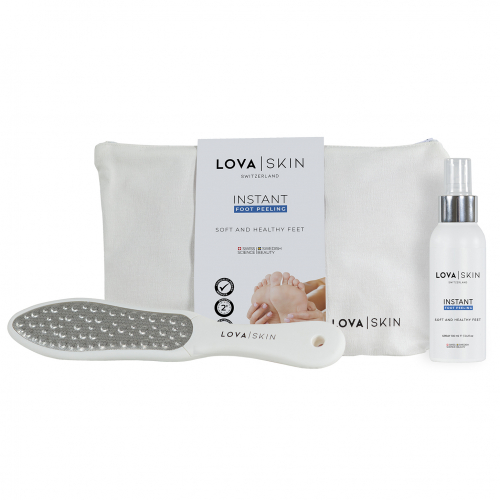 Lovaskin Essential Kit Instant Foot Peeling 100ml Набір для догляду за ногами з пилочкою