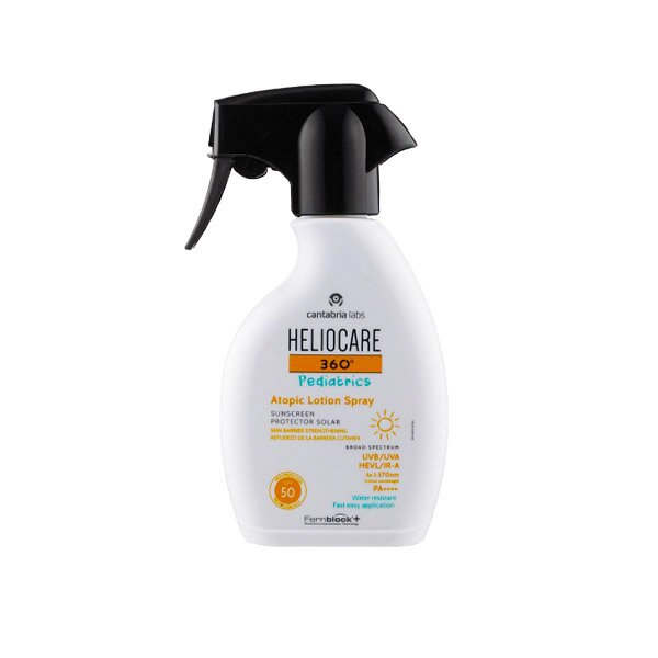 Cantabria Labs Heliocare 360° Pediatrics Atopic Lotion Spray SPF50 250ml Дитячий сонцезахисний крем для атопічної шкіри