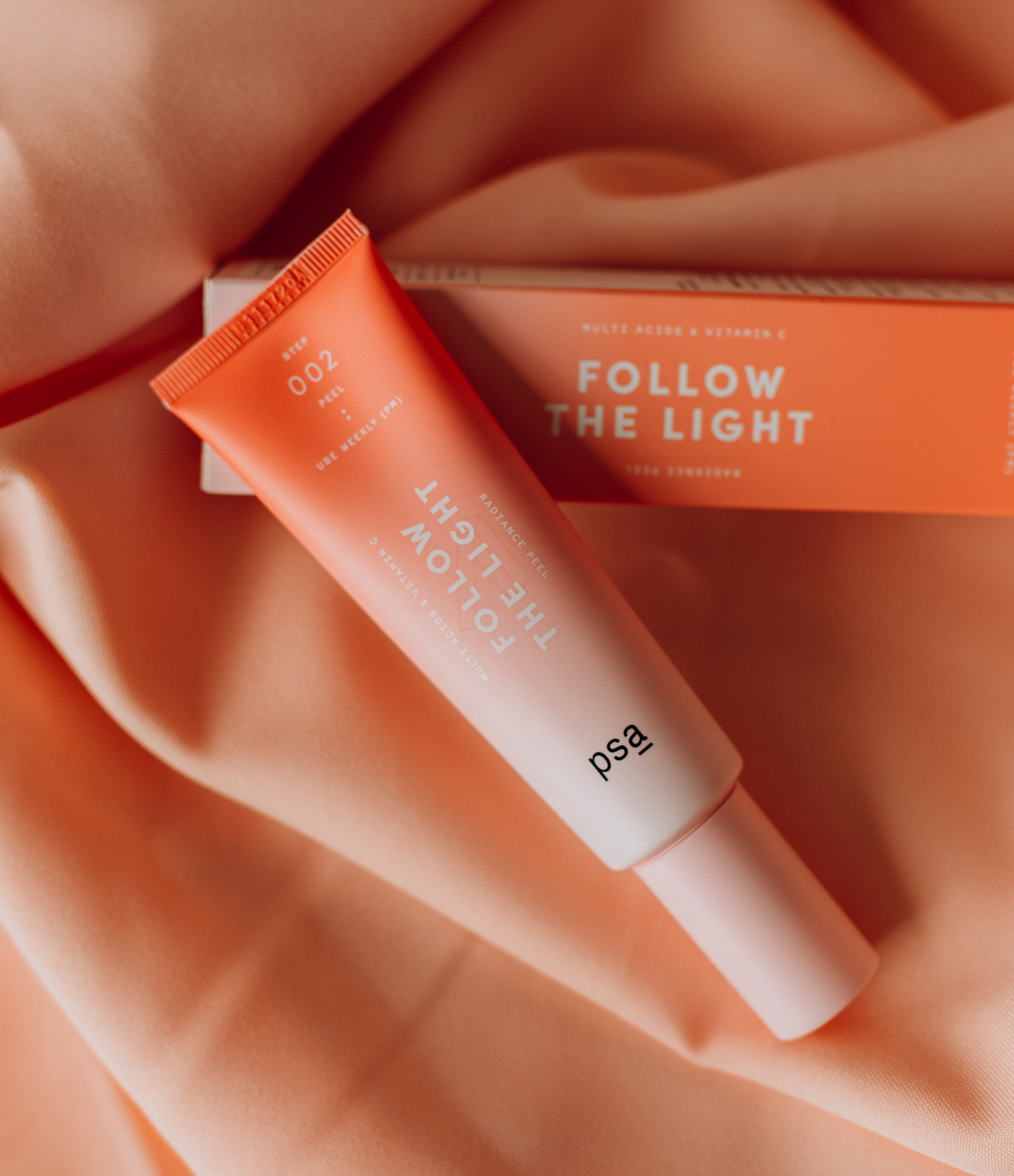 PSA Follow the light Multi Acids & Vitamin C Radiance Peel 50ml Кислотно-вітамінний пілінг для сяяння шкіри