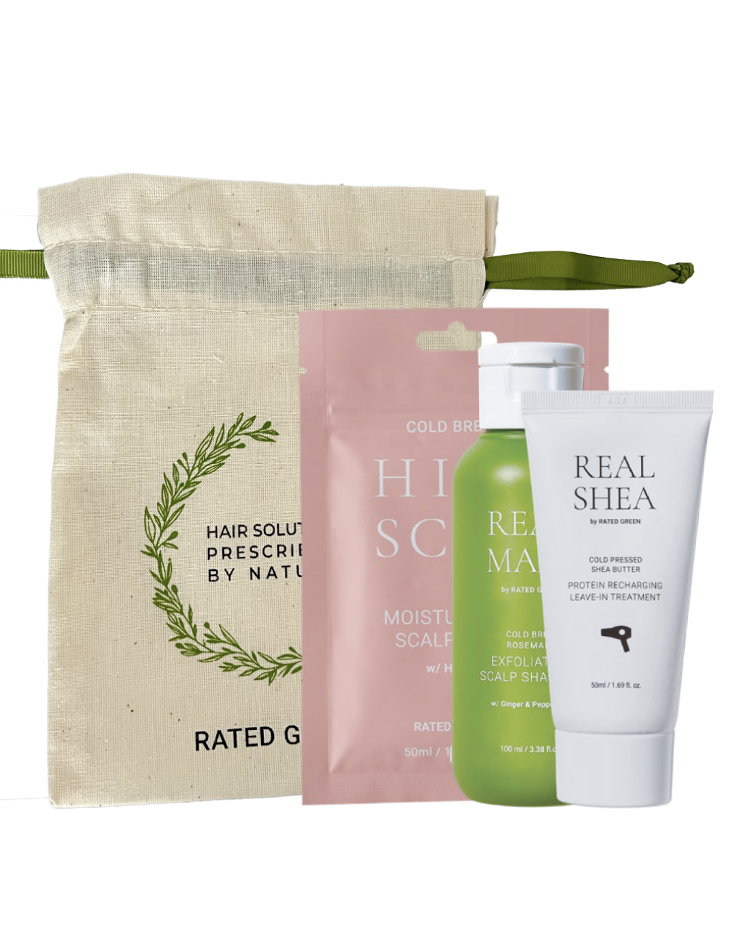 Rated Green  Набір мініатюр з шампунем Real Mary