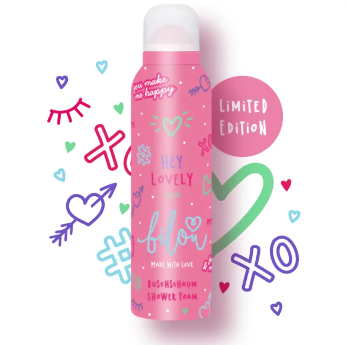 Bilou Hey Lovely 200 ml Пінка для душу